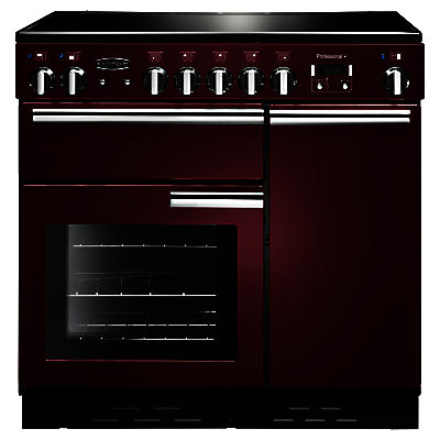 Rangemaster Professional + 90 Induction Hob Range Cooker Cranberry